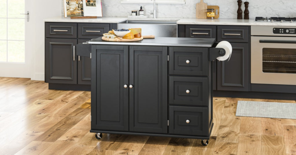 Rolling Kitchen Cart from $210 Shipped on Walmart.com (Reg. $339) | Includes Paper Towel Bar + Spice Rack