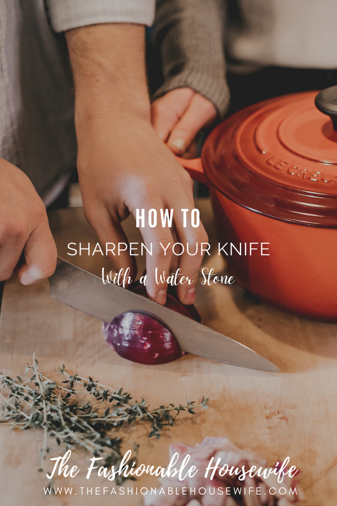 How to Sharpen Your Knife With a Water Stone