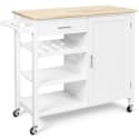 Costway Rolling Kitchen Island Serving Cart for $170 + free shipping