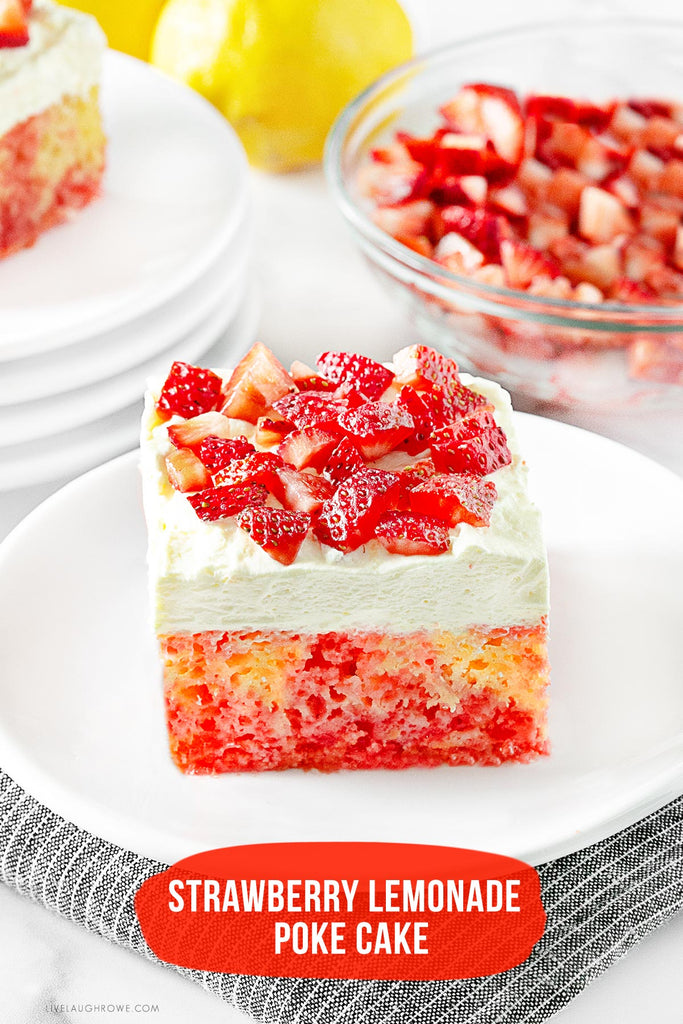Strawberry Lemonade Poke Cake Recipe