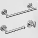 3-Piece Stainless Steel Towel Rack Set for $20 + free shipping
