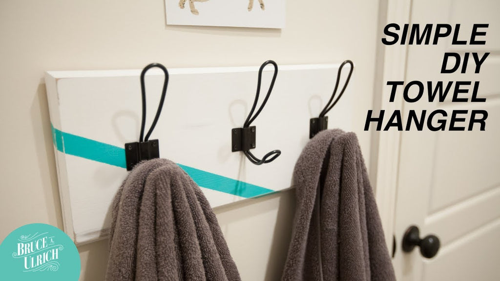 Simple DIY Towel Hanger by Bruce A
