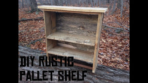 Rustic Pallet Bathroom Shelf and Towel Rack by Kyle Miller (6 years ago)