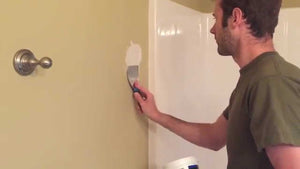 How to repair a hole in drywall so that it can support a towel rack