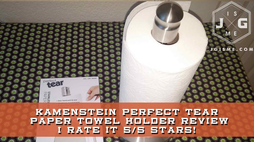 This is my review of the Kamenstein Perfect Tear Paper Towel Holder that is Stainless Steel and stands Vertical