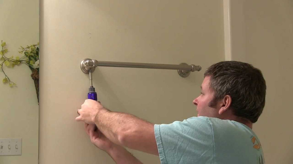 This is how to remove a towel rack from drywall