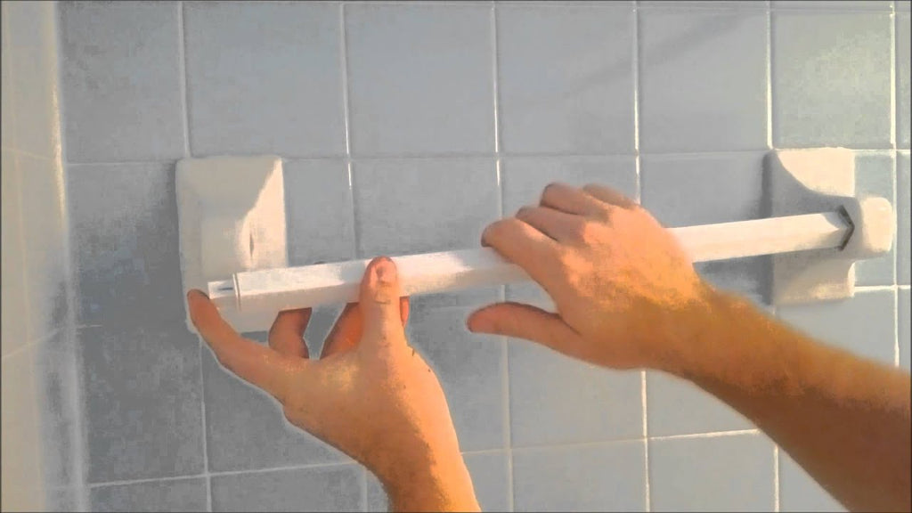 How To Install A Replacement Towel Bar by TheDIYGuyDOTnet (7 years ago)