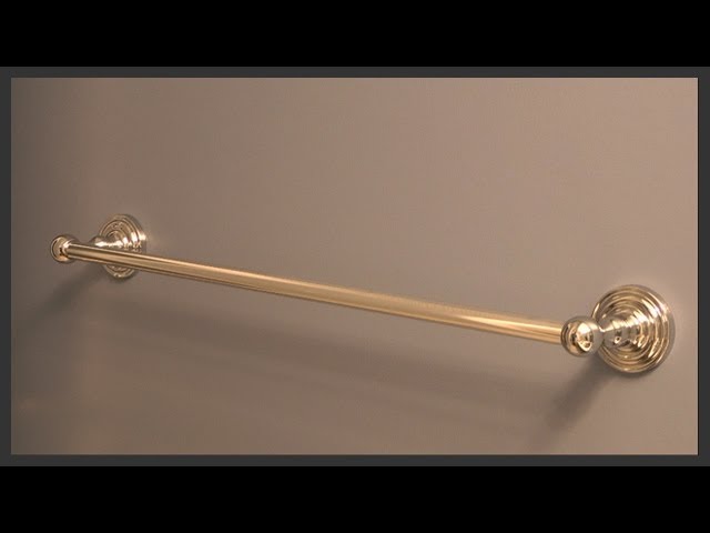 Tips for installing a towel bar in the bathroom