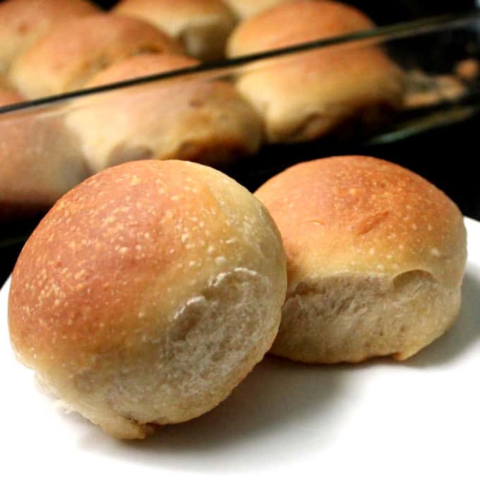 These pillowy sourdough rolls require no added yeast, just your well-fed sourdough starter