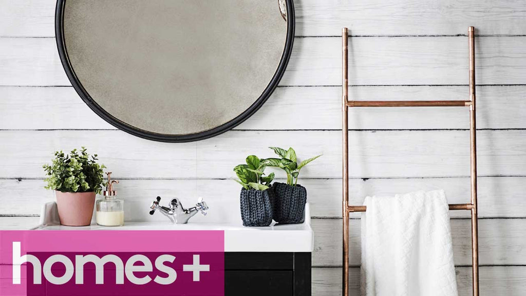 DIY PROJECT: Copper towel rack - homes by homes  magazine (5 years ago)