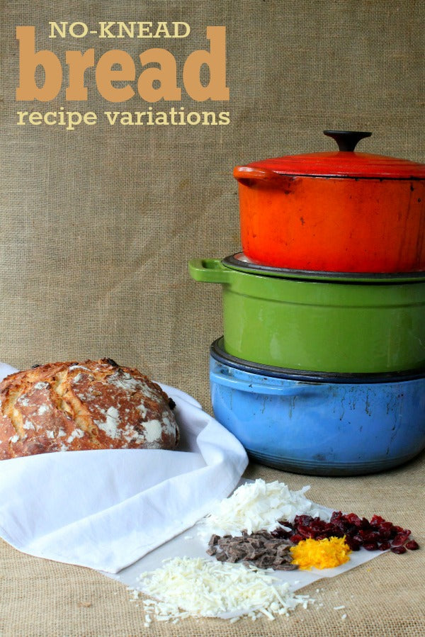 No Knead Bread Recipe Variations