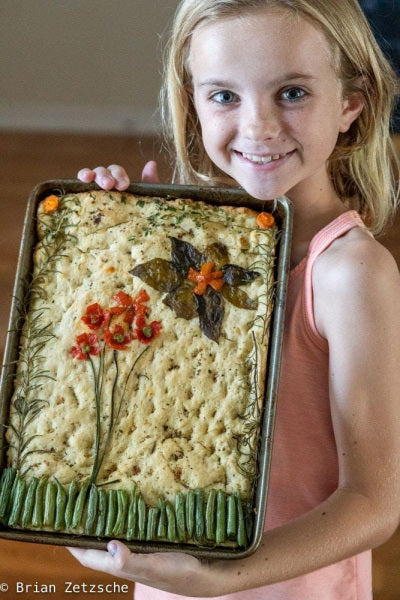 Focaccia Bread Art