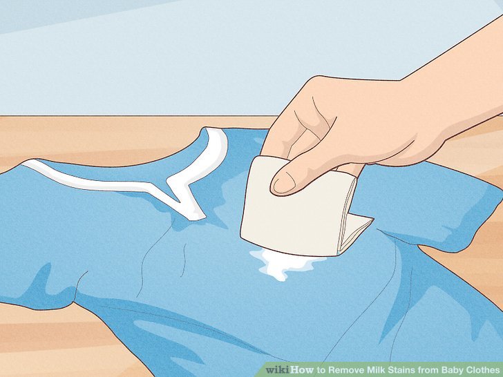 How to Remove Milk Stains from Baby Clothes