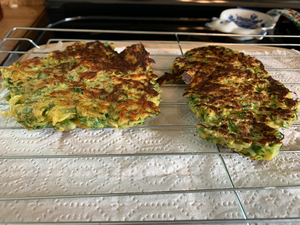 Easy Zucchini Fritters (Gluten Free, Vegan)