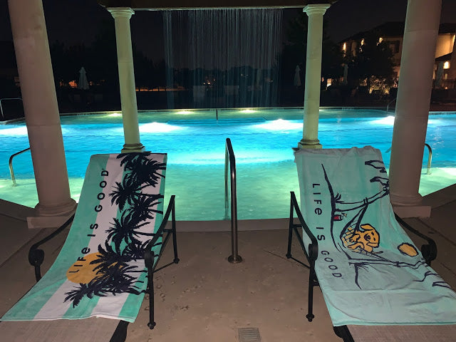 The Berkshire Blanket & Home Co. + Life is Good = Incredibly Soft Beach Towels in Fun Prints!