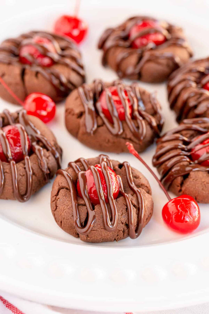 Chocolate Covered Cherry Cookies