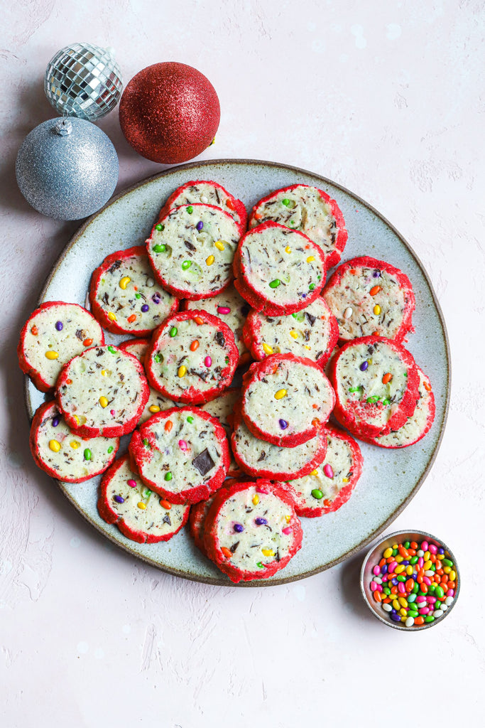 Candied Fennel Seeds and Chocolate Sables