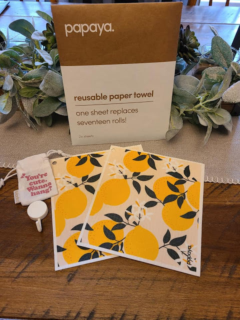 Reusable Paper Towels to Save You Money & Save the Earth by Papaya Reusables #MBPBACKTOSCHOOL21