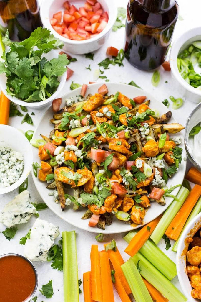 Loaded Buffalo Chicken Fries (Video!)