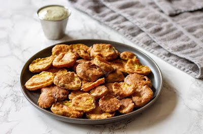 Air-Fried Pickles with Dairy-Free Ranch