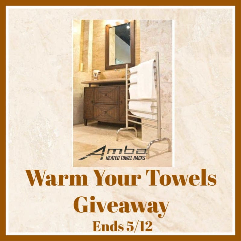 Warm Your Towels #Giveaway!