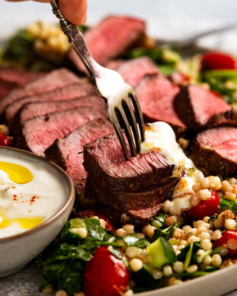 Moroccan lamb backstrap