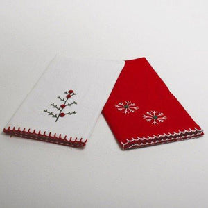 Chalet Embroidered Hand Towel (Set of 2)