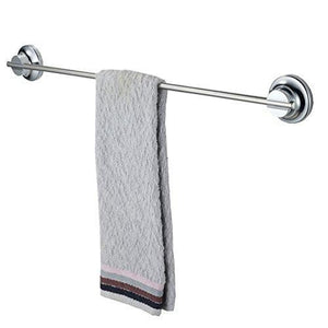 Dosingo Vacuum Suction Cup Towel Bar, Wall Mounted Stainless Steel Towel Bar Suction Towel Rack,Removeable Shower Mat Rod Shower Door Self Adhesive,No Drill,Easy to Install