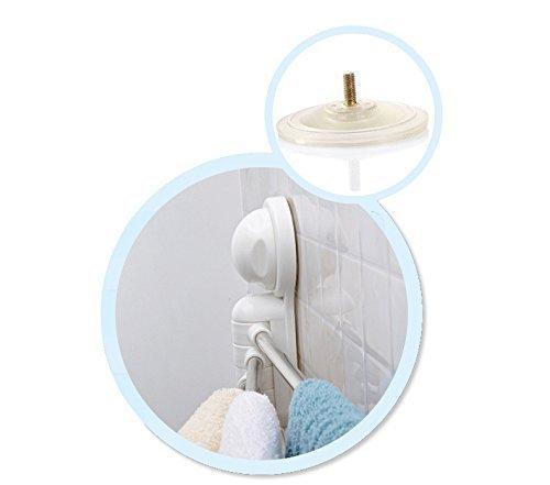 Towel Rack, Arricastle 4 Bar towel Rack with Suction Cup, Stainless Steel Swing Towel Rack Hanger Holder Organize for Bathroom and Kitchen (towel rack)
