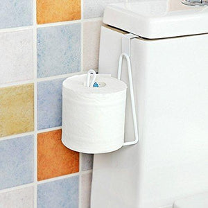 AddGrace Toilet Bath Paper Holder Over Tank Double Roll Tissue Paper Storage for Bathroom Kitchen (1 Hook)