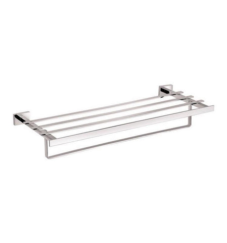 Aqua Plato 24", Kubebath, Chrome Towel Rack