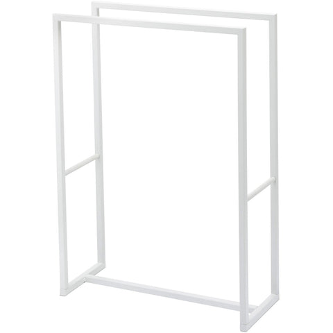 Aran Stainless Steel Standing Double Towel Rack for Bathroom Spa Towel Hanger