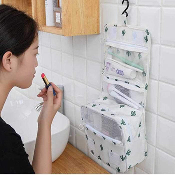 Travel Hanging Toiletry Bag Cosmetic Organizer Waterproof Wash Bag for Bathroom Shower