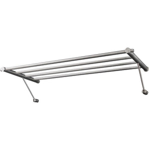 PSBA Shelf Towel Hanging Bath Storage Towel Rack Holder Stainless Matte Steel - More Sizes Available