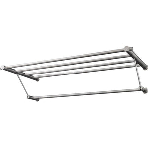 PSBA Shelf Towel Hanging Storage Towel Rack W/ Bar Holder Stainless Matte Steel - More Sizes Available