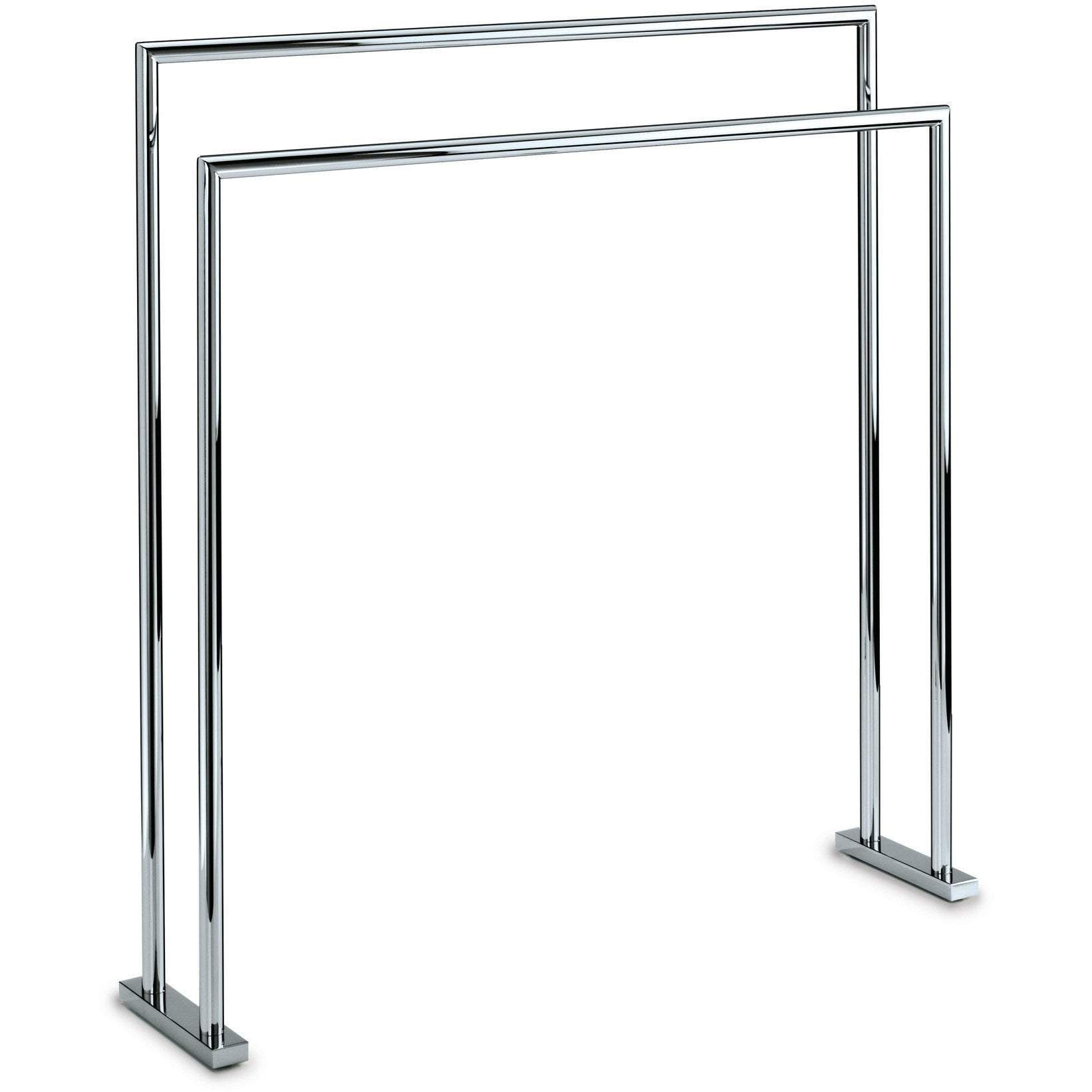 DWBA Freestanding Towel Bathroom Rack Stand Bar 27.5-inch Towel Holder. Chrome