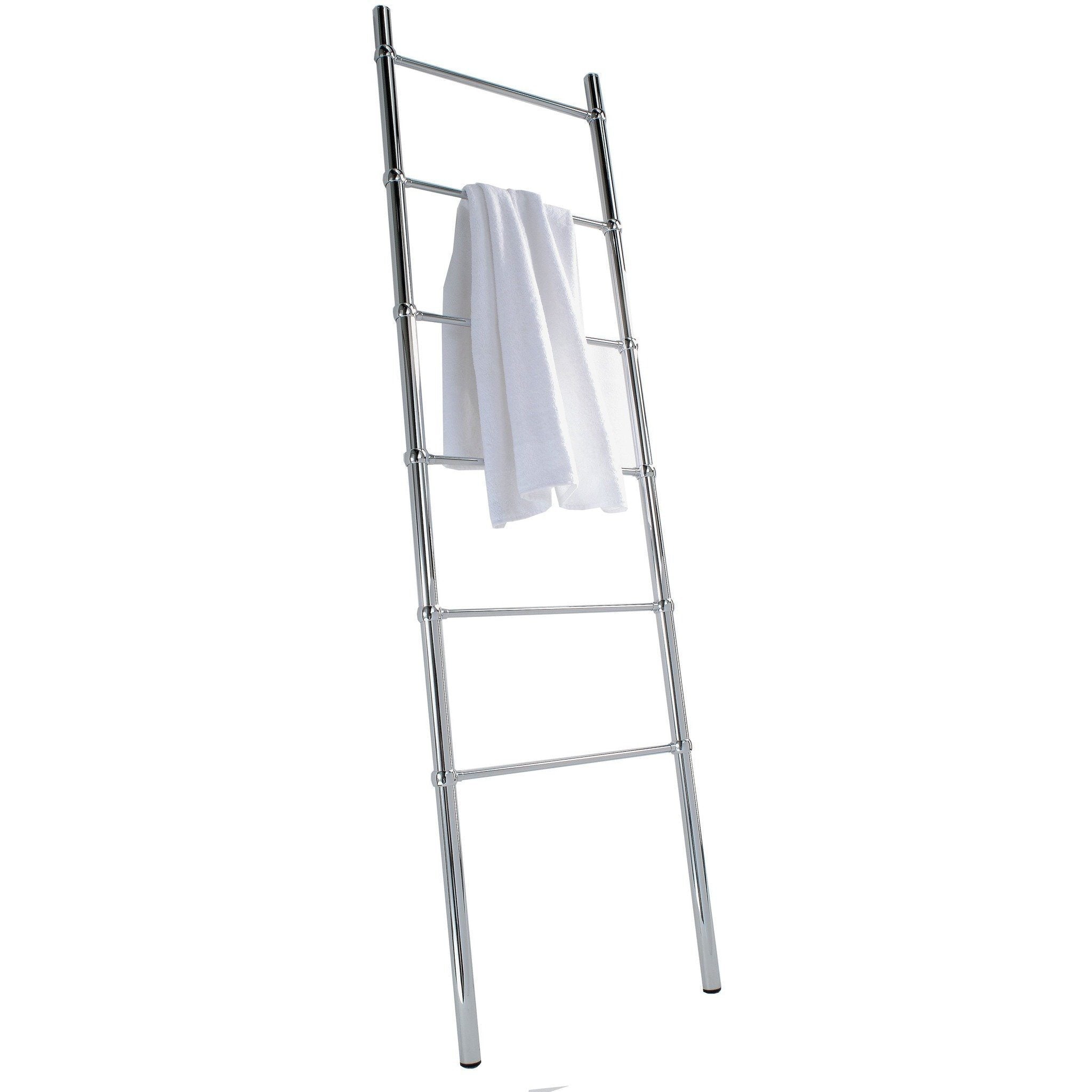 DWBA Brass Free Standing Towel Rack Ladder for Bath Spa Towel Hanger, 18.9 inch