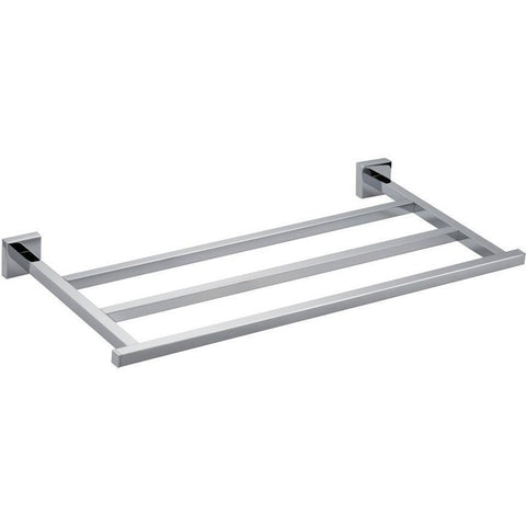 BA Quattro Wall 24" Towel Rack Bath Storage Shelf - Brass