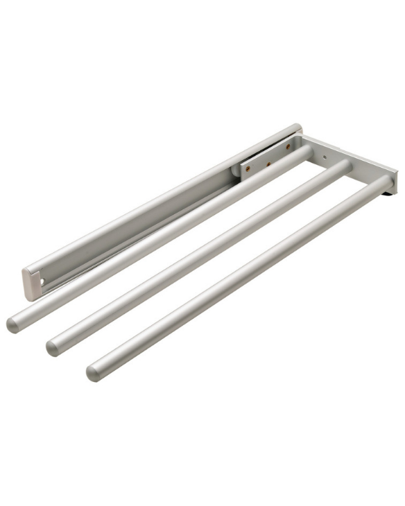 Hafele Towel Rack Pull-Out with 3 Bars, Extendable