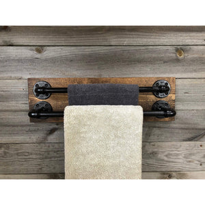 Bath Towel Holder Double Bar Bath Towel Holder