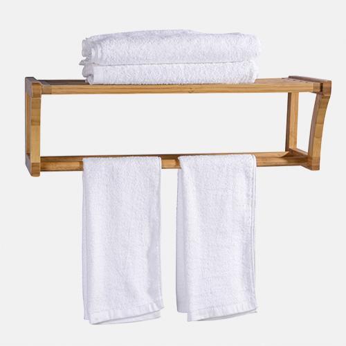 Elko Bamboo Wall-Mount Towel Rack