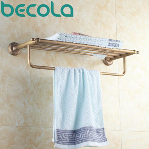Antique Brass Bath Towel Holder Towel Rack Bathroom Accessories Towel Bars B5311