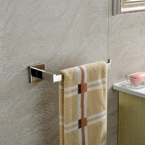 10 Inch Length Bathroom Stainless Steel Square Towel Rail Bar Towel Racks 01028