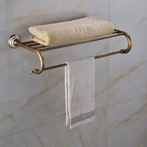 Retro Style Bathroom Towel Holder